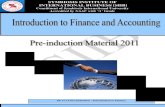 Introduction of Finance & Accounting