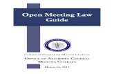 Massachusetts Attorney General's Open Meeting Law Guide