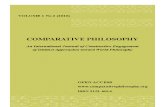 Comparative Philosophy: An International Journal of Constructive Engagement of Distinct Approaches...