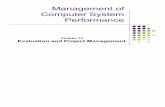 Management of Computer System Performance 4314