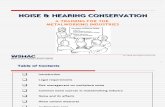 Noise & Hearing Conservation Training Material