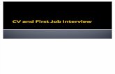 CV and First Job Interview - JUW