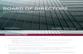 03.  Board of Directors: Duties and Liabilities - Quick Guide Series
