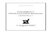 Pharmacy Procedures Manual Jan08