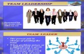 team Leadership and empowerment