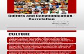 Culture and Communication - Correlation