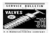 K-D Valve Service Bulletin