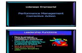 Performance Management Corrective Action