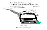 An NGO Training Guide For Peace Corps Volunteers 2003 (Non Governmental Organization