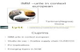 IMM -Urile in Context European