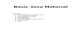 A Basic Java Course Material