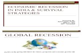 ECONOMIC RECESSION IN INDIA & SURVIVAL STRATEGIES