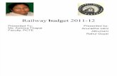 Railway budget 2011-12