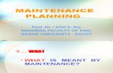 Maintenance Planning1