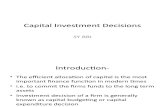 Capital Investment Decisionsppt