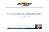 House Democrats Analysis of FY 2011-12 Corbett Budget