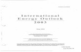 "International Energy Outlook. 2003", Département américain à l'Energie