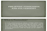 Philippine possession and poltergeist