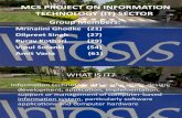 Mcs Project on Information Technology (It)