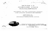 Skylab 1/3 Onboard Voice Transcription Part 2 of 4