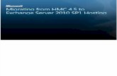 Migrating from HMC to Exchange 2010 SP1 Hosting