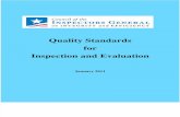 Council Of Inspectors General 2011 Quality Standards:  Inspections and Evaluations