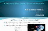 Astronomy Club Presentation