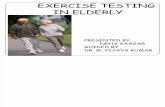 exercise testin in geriatrics