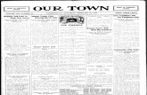 Our Town February 25, 1922