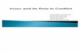 Power and Its Role in Conflict