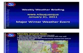 Weekly Weather Briefing