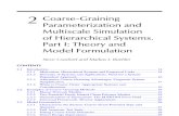 Book_Coarse-Graining Parameterization and Multi Scale Simulation of Hierarchical Systems. Part I Theory and Model Formulation
