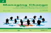 Managing Change for Improving Service Delivery - Learning to Embrace the Challenge of Good Governance