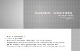 Kaizen Costing Accounts