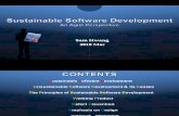 Sustainable Software Developmt