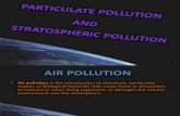 Particulate Pollution and Stratospheric Pollution
