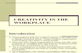 Chapter 6 Creativity in the Workplace