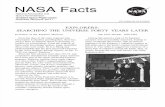 NASA Facts-Explorers 40 Years Later