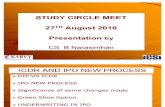 56 Icdr and Ipo New Process by Mr Narsimhan