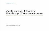 Alberta Party Policy Document