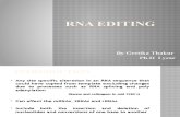 Geetika- Rna Editing