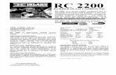 RC-2200 Rubber Compound Specification Sheet