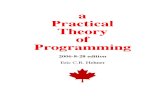 12687988 a Practical Theory of Programming