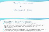 Health Insurance & Mananged Care