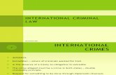 International Criminal Law & Terrorism