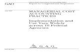 Managerial Cost Accounting Practices