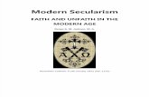 Modern Secularism , Faith and Unfaith in the Modern Age