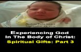 09-26-2010 Experiencing God in the Church-Spiritual Gifts-Part 3