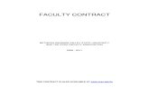 Faculty Contract 2008-2011