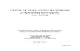 Clinical Education Handbook August 2007